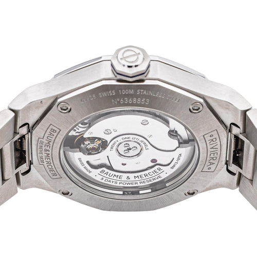 Montre Baume & Mercier Montre Riviera Acier 58 Facettes 5669102RV
