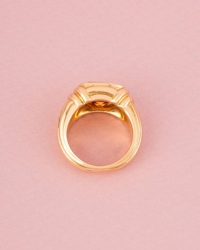 Bague 48.5 BVLGARI - Bague en or jaune 18K sertie d’une citrine 58 Facettes 254