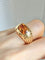 Bague 48.5 BVLGARI - Bague en or jaune 18K sertie d’une citrine 58 Facettes 254