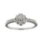 Bague 50 Damiani - Bague fleur en or blanc 18 ct et diamants 58 Facettes 35573