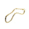 Bracelet Unoaerre - Bracelet maille œil de tigre en or jaune et or blanc 58 Facettes 35766