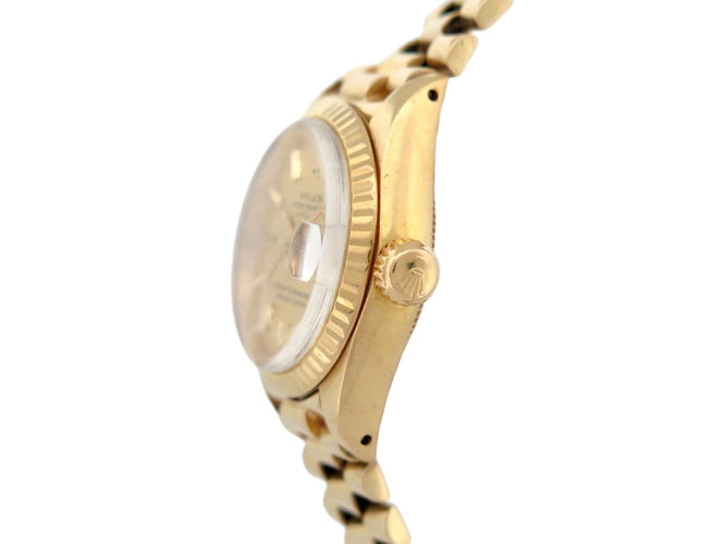 Montre Rolex Oyster Perpetual Datejust Lady - Montre automatique en or jaune 18k réf. 69178 58 Facettes 274054