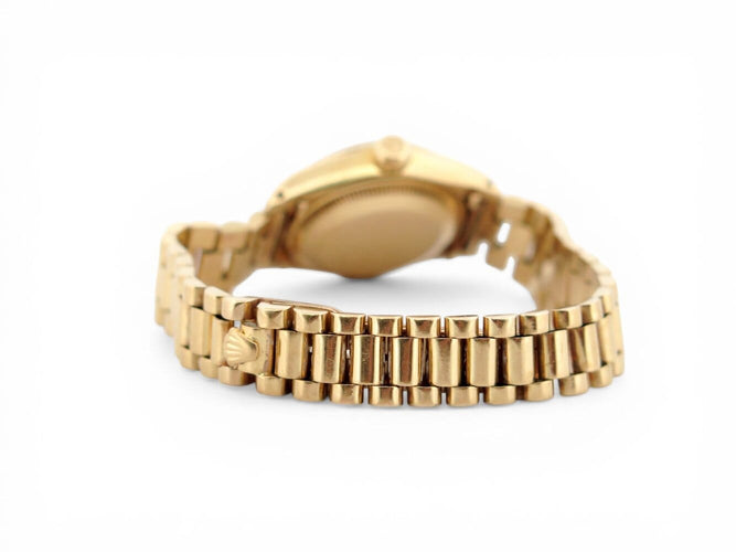 Montre Rolex Oyster Perpetual Datejust Lady - Montre automatique en or jaune 18k réf. 69178 58 Facettes 274054