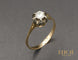 Bague Solitaire - Bague en or rose et diamant 58 Facettes A10472