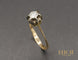Bague Solitaire - Bague en or rose et diamant 58 Facettes A10472