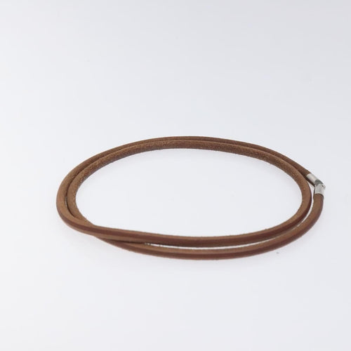 Bracelet Hermès Lanière - Bracelet en cuir marron 58 Facettes l2y0nv
