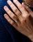 Bague 53 Bague solitaire en or jaune, or blanc et diamant 58 Facettes A11556