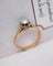 Bague 53 Bague solitaire en or jaune, or blanc et diamant 58 Facettes A11556