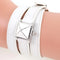 Montre Hermès Médor - Montre quartz en acier laqué et cuir 58 Facettes ikr7n8