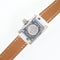 Montre Hermès Médor - Montre quartz en acier laqué et cuir 58 Facettes ikr7n8
