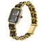 Montre Chanel Premiere Rock Quartz Plated Metal and Leather 58 Facettes konkqe