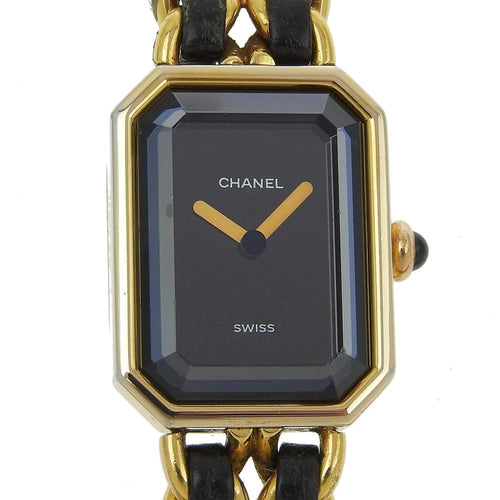 Montre Chanel - Montre Première Rock quartz plaquée or et cuir 58 Facettes konkqe