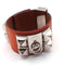 Bracelet Hermès Collier de Chien - Bracelet en cuir orange 58 Facettes qci474ccos