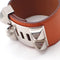Bracelet Hermès Collier de Chien - Bracelet en cuir orange 58 Facettes qci474ccos