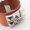 Bracelet Hermès Collier de Chien - Bracelet en cuir orange 58 Facettes qci474ccos
