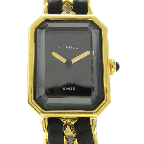 Montre Chanel Première Rock - Montre en métal plaqué et cuir 58 Facettes isdnui