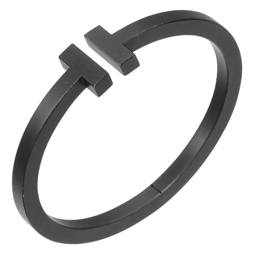 Bracelet Tiffany & Co. - Bracelet T Square en acier inoxydable 58 Facettes b28ars