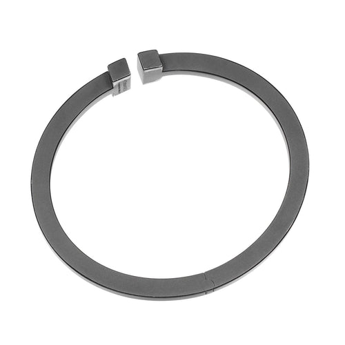 Bracelet Tiffany & Co. - Bracelet T Square en acier inoxydable 58 Facettes b28ars