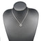 Pendentif Tiffany & Co. Elsa Peretti - Pendentif Open Heart en argent avec saphir rose 58 Facettes x5jdsq