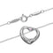 Pendentif Tiffany & Co. Elsa Peretti - Pendentif Open Heart en argent avec saphir rose 58 Facettes x5jdsq