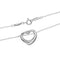 Pendentif Tiffany & Co. Elsa Peretti - Pendentif Open Heart en argent avec saphir rose 58 Facettes x5jdsq