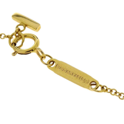 Collier Tiffany & Co. T Smile - Collier pendentif en or jaune 18 carats 58 Facettes kxrcxn2v0n