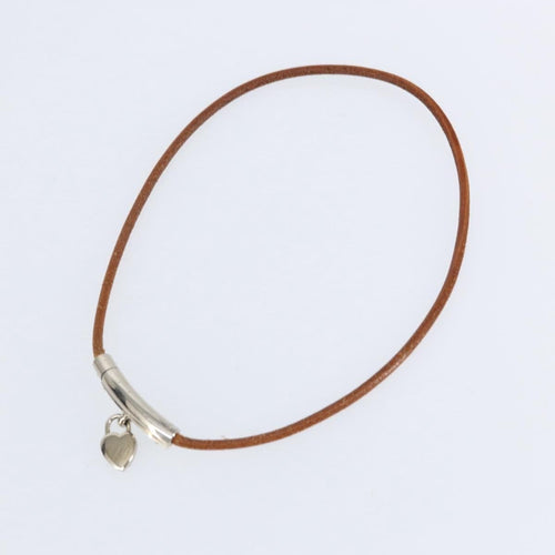 Collier Hermès Année Méditerranée - Collier ras-de-cou Cadena en métal et cuir 58 Facettes h61iwxhvam