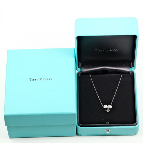 Collier Tiffany & Co. - Collier Open Paper Flower en platine et diamants 58 Facettes qn2dfb