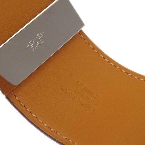 Bracelet Hermès - Bracelet Collier de Chien en cuir gris 58 Facettes onuj95