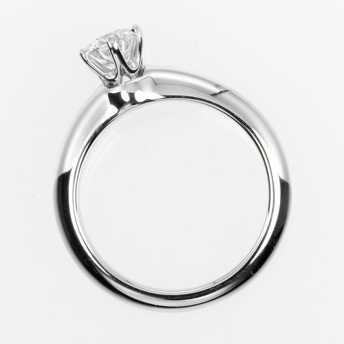 Bague 48 Tiffany & Co. - Bague solitaire Tiffany Setting en platine et diamant 58 Facettes s4huzq