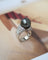 Bague 49.5 Bague Dôme en or blanc, perle de Tahiti et diamants 58 Facettes A11459