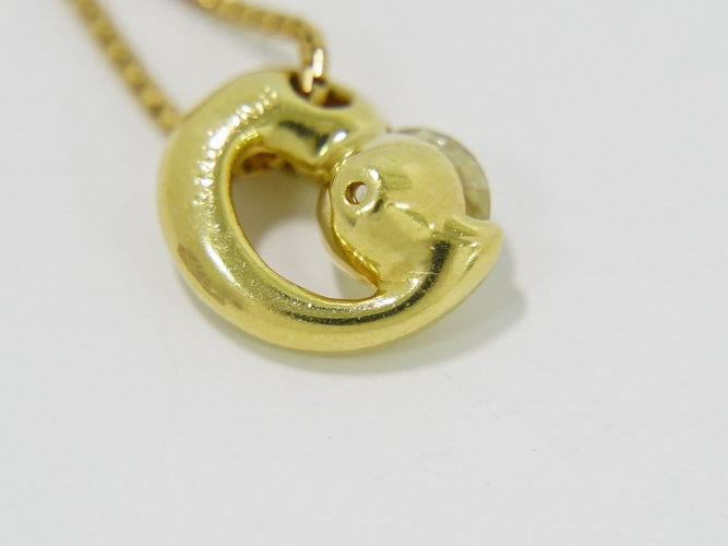 Pendentif Tiffany & Co. - Pendentif cœur en or jaune et diamants 58 Facettes epypy2