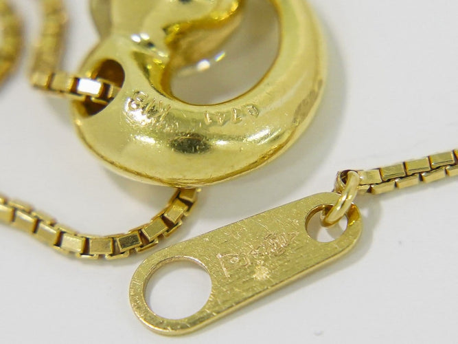 Pendentif Tiffany & Co. - Pendentif cœur en or jaune et diamants 58 Facettes epypy2