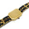 Montre Chanel Premiere Rock Quartz Plated Metal and Leather 58 Facettes rgy3px