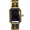 Montre Chanel Premiere Rock Quartz Plated Metal and Leather 58 Facettes rgy3px