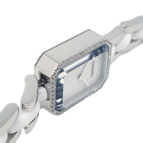 Montre Chanel - Montre Première Mini quartz en acier inoxydable et céramique 58 Facettes yhpjoy