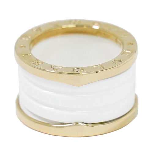 Bague 49 Bvlgari B.Zero1 - Bague trois bandes en or jaune et céramique 58 Facettes lud6fod17y
