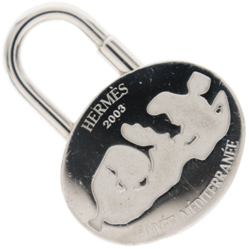 Pendentif Hermès - Charm cadenas L'Homme peut embellir la Terre en métal 58 Facettes aka6bi