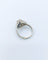 Bague 54 Bague solitaire Art déco en or blanc et diamants 58 Facettes A11351