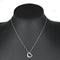 Pendentif Tiffany & Co. Elsa Peretti - Pendentif Open Heart en argent avec saphir rose 58 Facettes rkc4e0