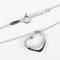 Collier Tiffany & Co. Elsa Peretti - Collier pendentif Open Heart en argent et saphir rose 58 Facettes rkc4e0