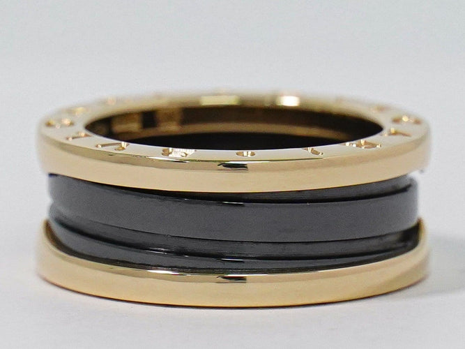 Bague 51 Bvlgari B.Zero1 - Bague One Band en or rose 18K 58 Facettes liugf691dp