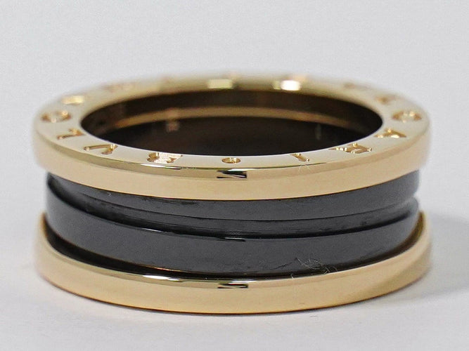 Bague 51 Bvlgari B.Zero1 - Bague One Band en or rose 18K 58 Facettes liugf691dp