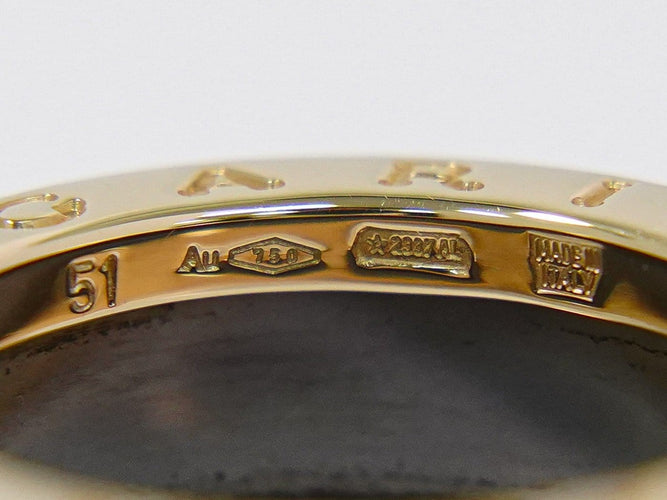 Bague 51 Bvlgari B.Zero1 - Bague One Band en or rose 18K 58 Facettes liugf691dp