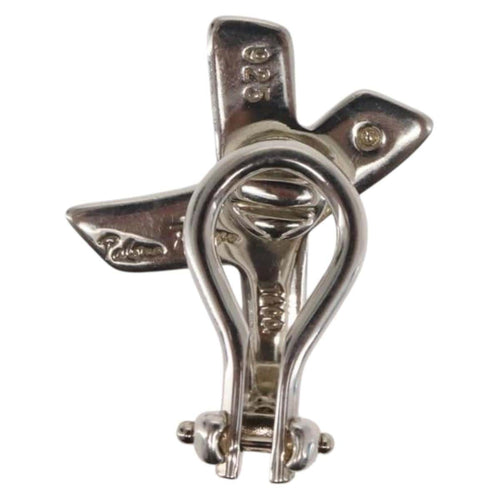 Boucles d'oreilles Tiffany & Co. Paloma Picasso Graffiti X Clip-On Earrings Silver 58 Facettes bc6s16x00z