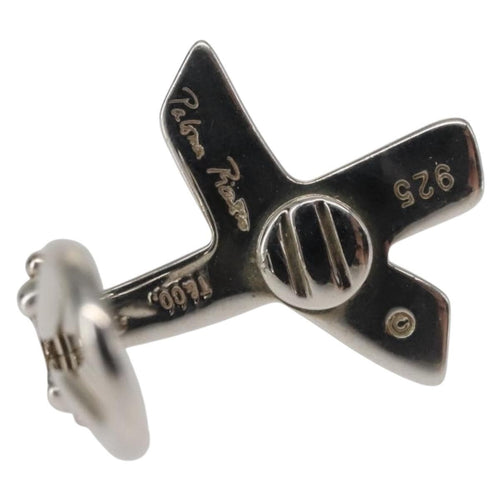 Boucles d'oreilles Tiffany & Co. Paloma Picasso Graffiti X Clip-On Earrings Silver 58 Facettes bc6s16x00z