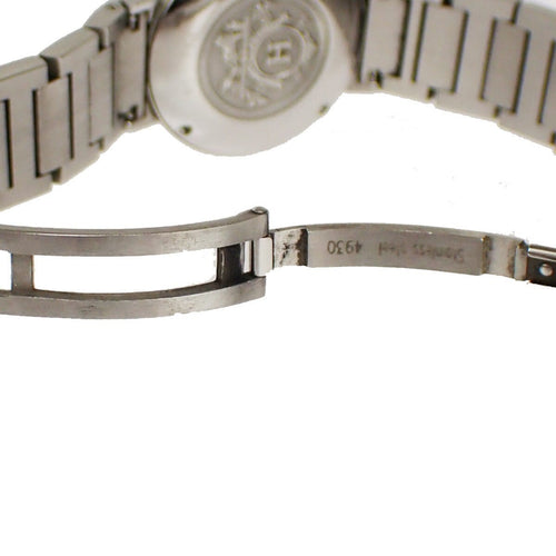 Montre Hermès - Montre Nomade quartz en acier et cuir 58 Facettes z8347l