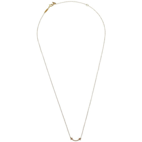 Collier Tiffany & Co. T Smile - Collier pendentif en or jaune 18k et diamants 58 Facettes h7ew21j6cx