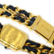 Montre Chanel Première Rock - Montre quartz en métal plaqué or et cuir 58 Facettes cw3b0f