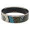 Bracelet Hermès - Bracelet jonc vintage en métal bleu 58 Facettes vcfuy6